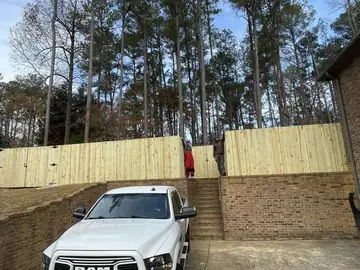 Fence installed by Alabama Fence & Rail in Central Alabama